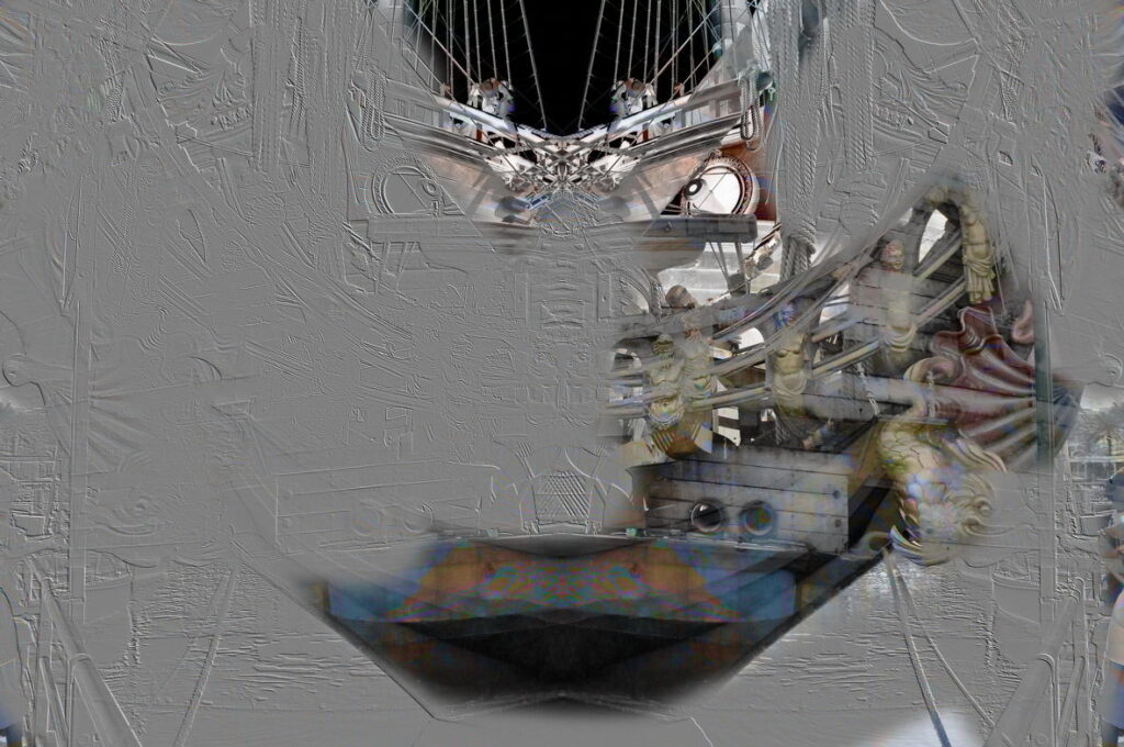 "Tra le nebbie del mare" (24 settembre 2010) cm 80 x 60 Digital photo (Stampa diretta su acrilico + alluminio)