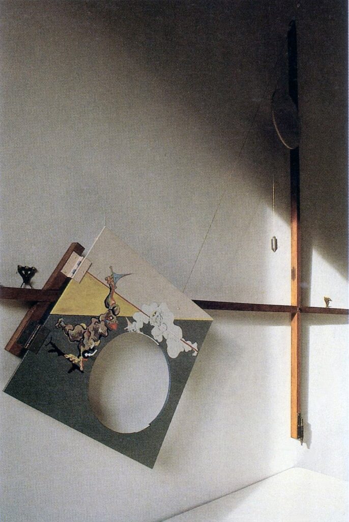 Disintegrazione 2 Metamorfosi 1 L'Assenza (tecnica mista cm 200x200) (Gennaio 81)