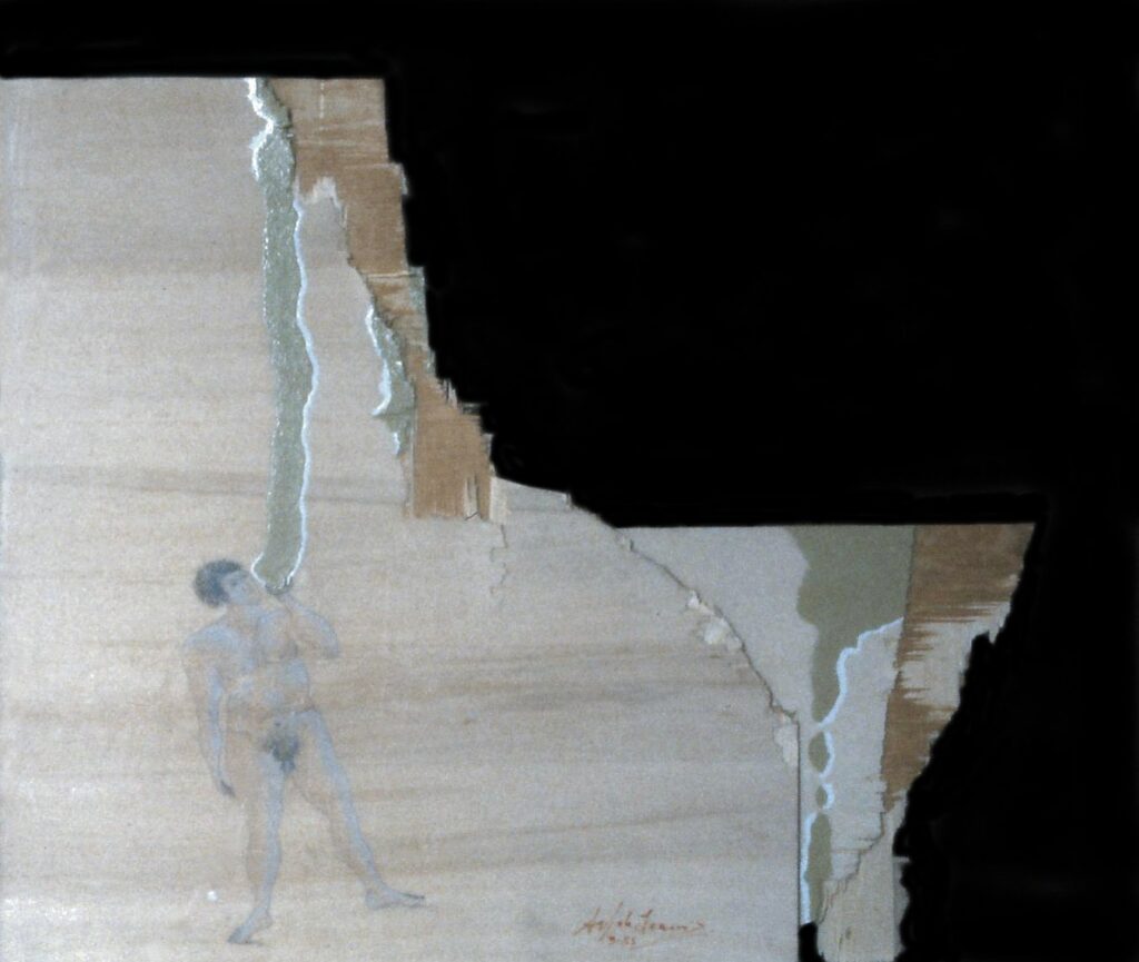 Spaccato n 6 (tecnica mista cm 79x67) (marzo 85)