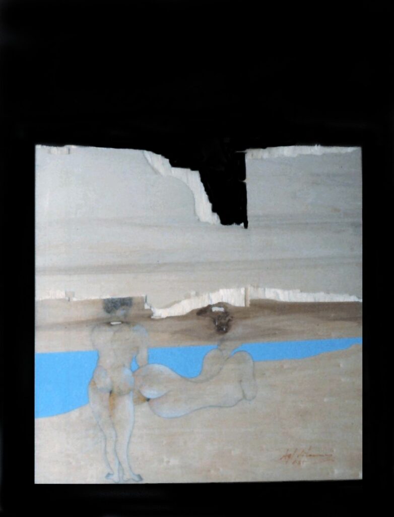 Spaccato n 8 (tcnica mista cm 68x80) (marzo 85)