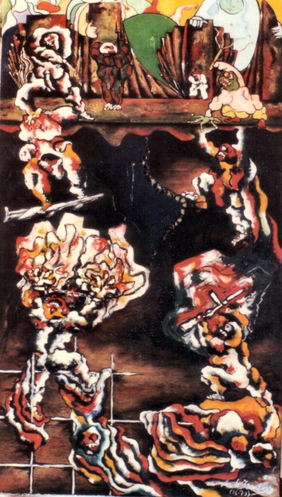 Riprendiamoci la vita (olio su tavola cm 45x80)