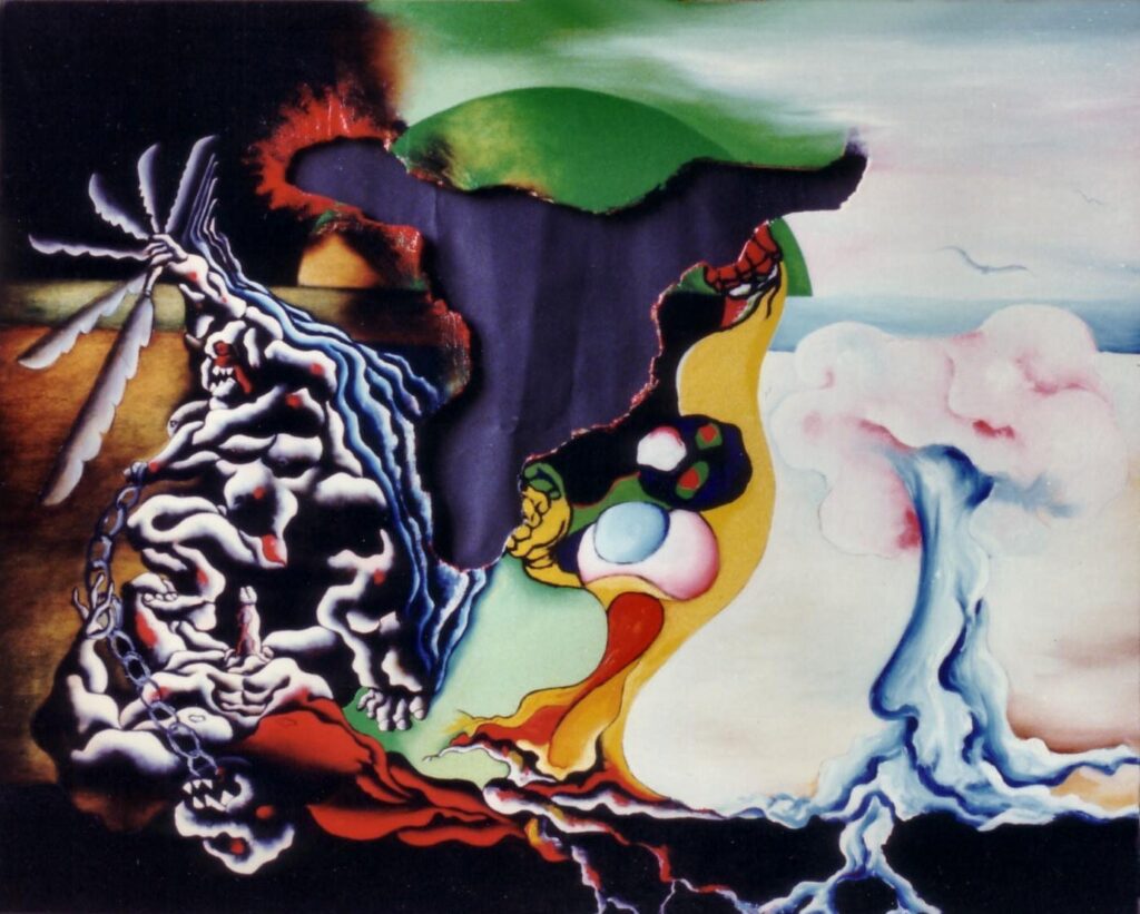 L'Albero (olio su tavola cm 100x80)