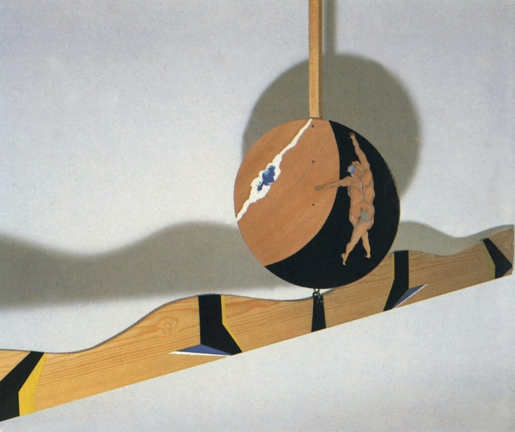 Cercando lo spazio (tecnica mista su legno cm 250x200) (82)