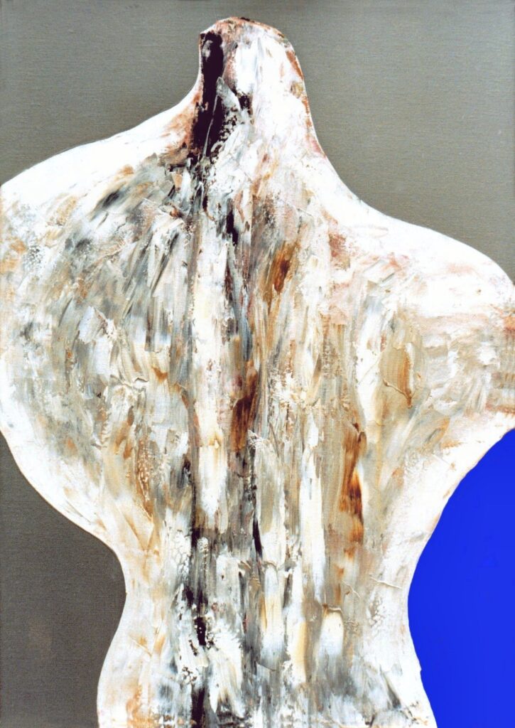 Non ancora un Uomo (olio su tela cm 70x100) (maggio 94)