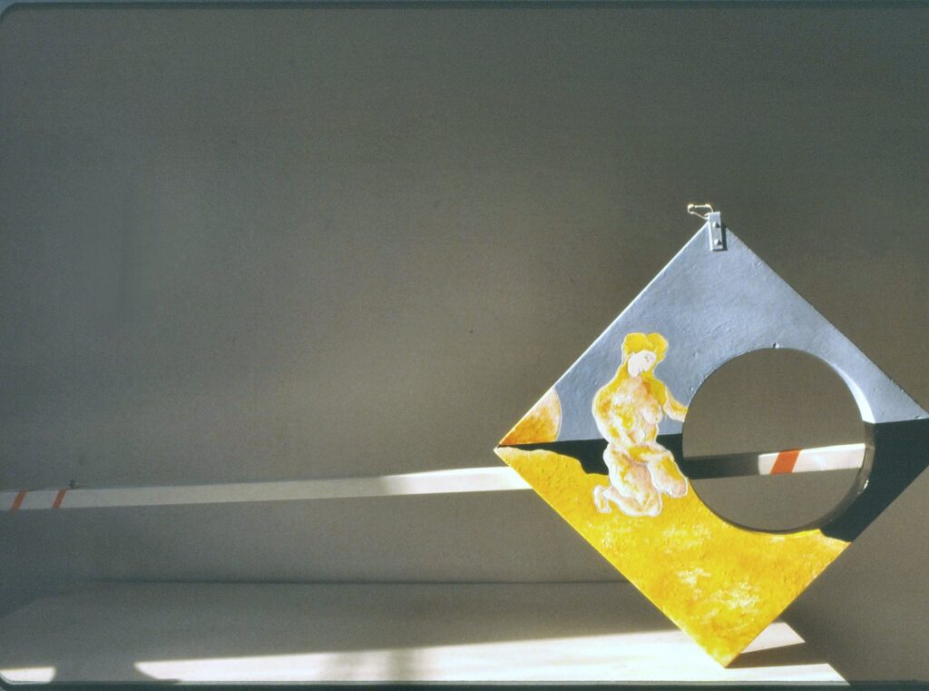 Cercare (smalto su legno cm180x40)