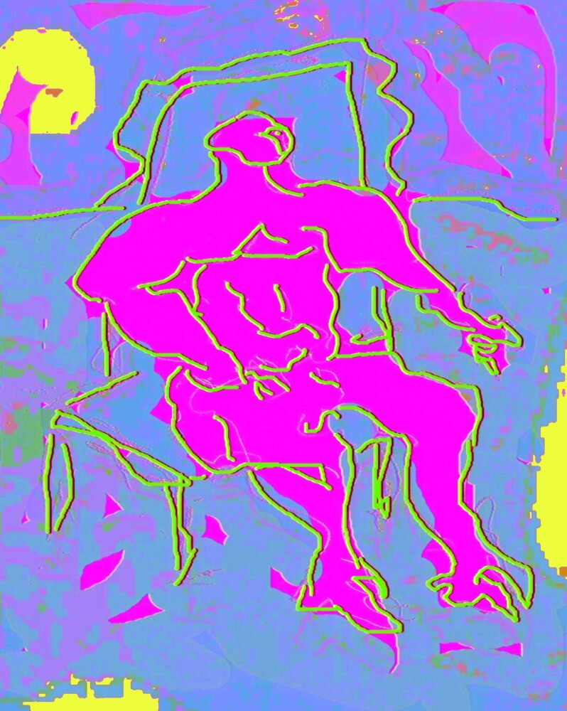 “L’attesa” (10 settembre 2023) cm 50 x 65 (Stampa diretta su acrilico- 5mm)