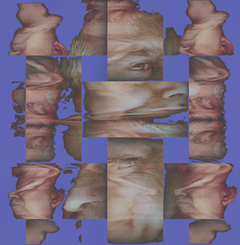 Autoritrarri Prime Elaborazioni (114) Ritagli di sguardi nel blu