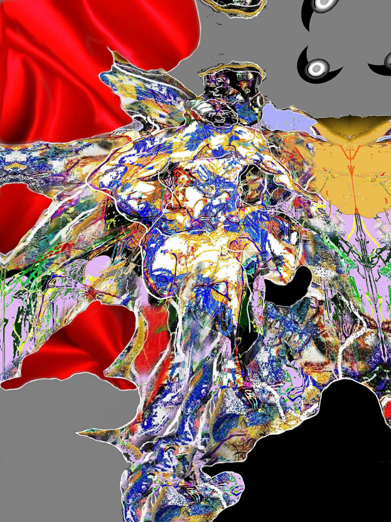 "Riflessioni sul Tempo" (23 aprile 2024) cm 60 x 80 (Stampa diretta su acrilico + alluminio) (Edizione unica di 3)