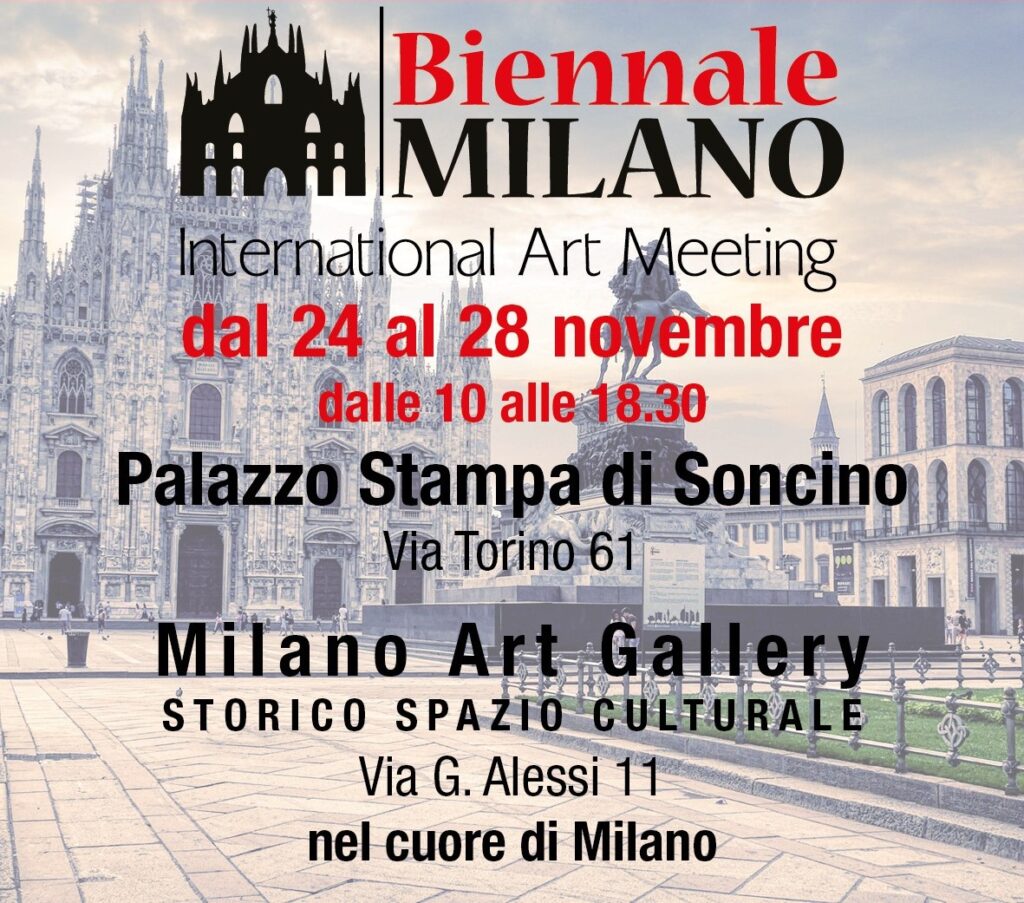 Locandina Biennale di Milano 2023