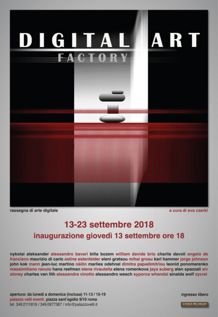 Locandina Digital Art Fire  2018