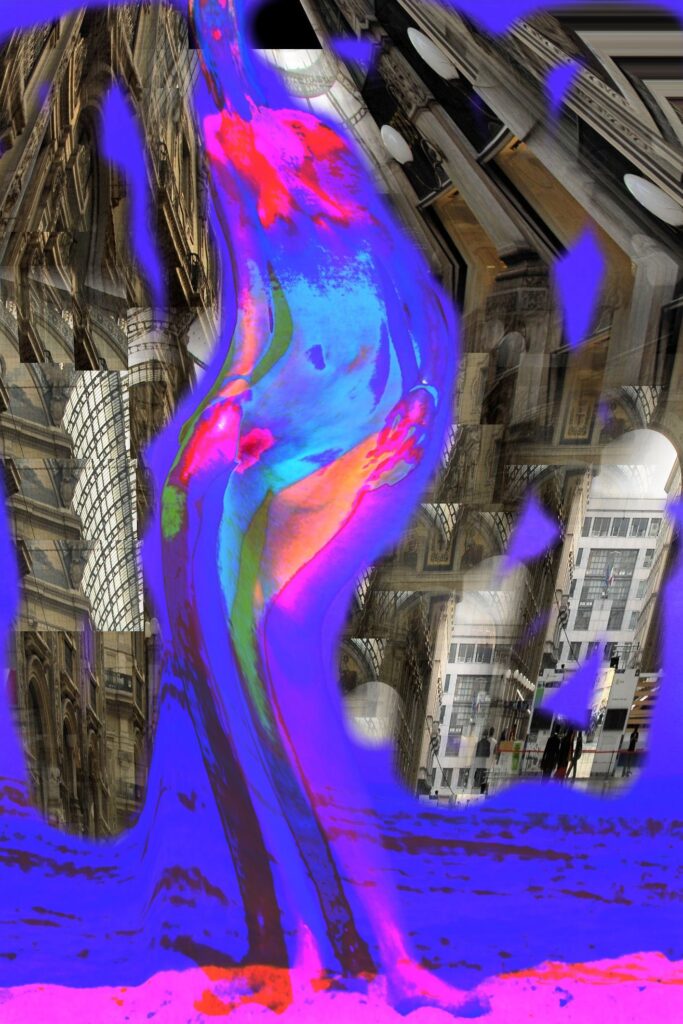 “Nella città cercando” - 2008 (cm 100 x 66,68) (Stampa lightjet su carta Kodak Endura montata sotto plexiglass) Tiratura : Edizione unica di 3