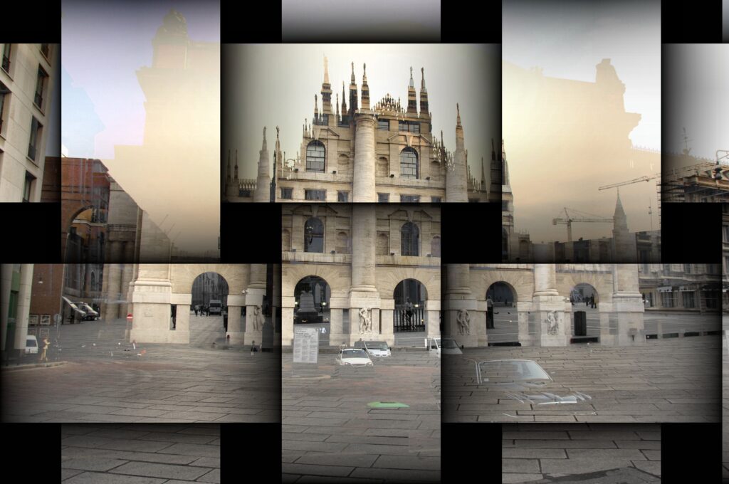 "Milano Borsa” - 2007 (cm 100 x 66,22) (Stampa Inkjet Epson lucida montata su alluminio) Tiratura 1/ 3