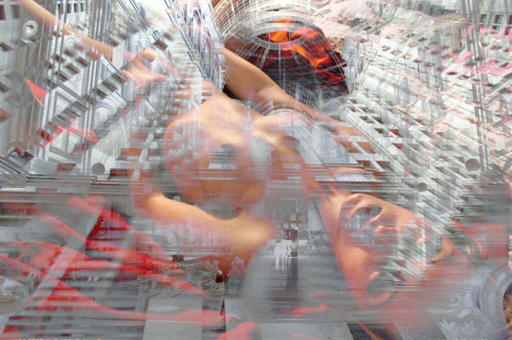 “ Sognando in Galleria” - 2009 (cm 100 x 66,47) (Stampa lightjet su carta Kodak Endura montata sotto plexiglass) Tiratura : Edizione unica di 3