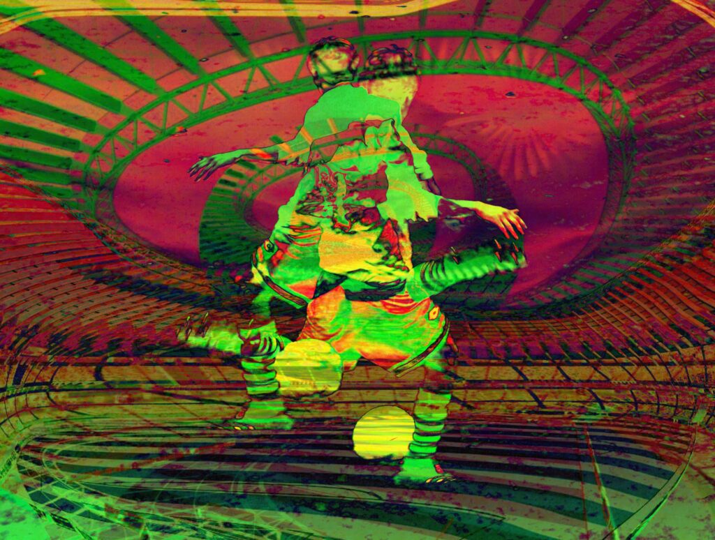 “ Vualà che tiro ! ” 2008 cm 200 x 151,13 Stampa lightjet su carta Kodak Endura montata sotto plexiglass Tiratura : Edizione unica di 5